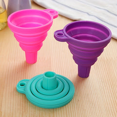 1pc Collapsible Funnel Mini for Kitchen & Automotive Tasks