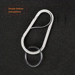 Titanium Alloy Car Key Chain Shrapnel Waist Hanging Key Chain Outdoor Pendant