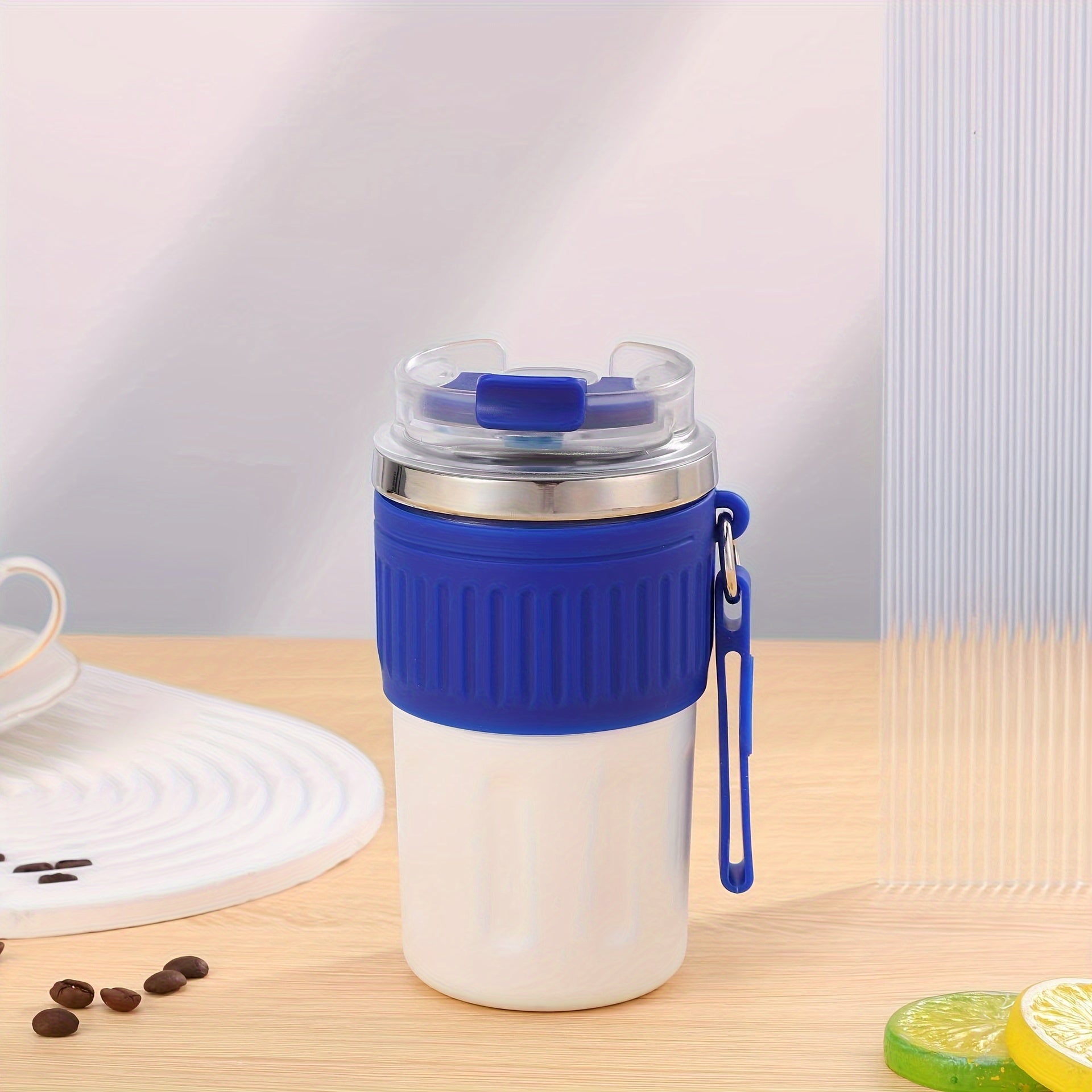 316 Stainless Steel Vacuum Coffee Cup 400ml Portable Leakproof Insulation Water