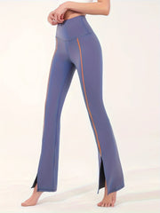 Women's High Waist Flared Pants Tummy Control Leggings