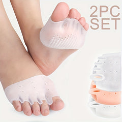 2PC Silicone Forefoot Pad for Toes Massage