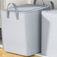 Large Capacity Felt Storage Bag With Handles Portable Clothes Storage Bag