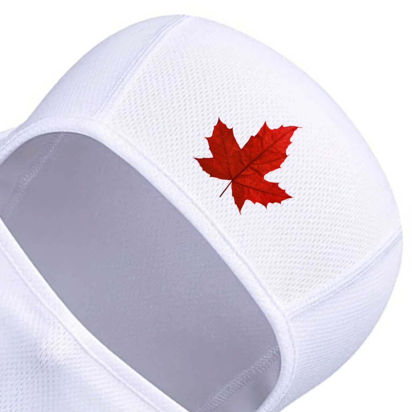 Canada Maple Leaf Print Mask Hood Men Women Outdoor Riding Balaclava Hat