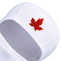 Canada Maple Leaf Print Mask Hood Men Women Outdoor Riding Balaclava Hat