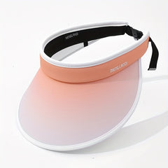 Girls Gradient Top Visor Hat UV Protective Sport Cap For Kids