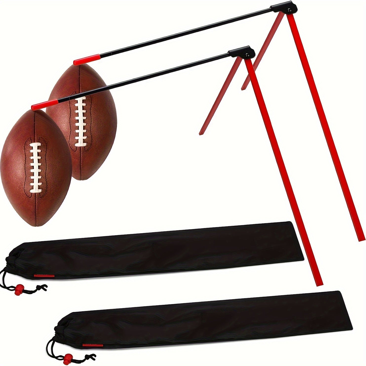 2pcs Football Kicking Tees Portable Holder Stand for Football Training