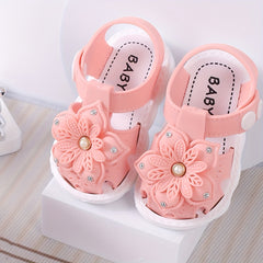 Baby Girls Flower Sandals Breathable Non-slip All Seasons
