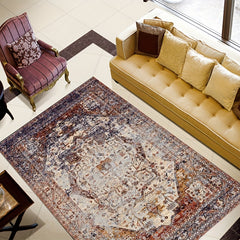 Vintage Persian Anti-Fatigue Kitchen Mat Non-Slip Carpet Washable Large Rug