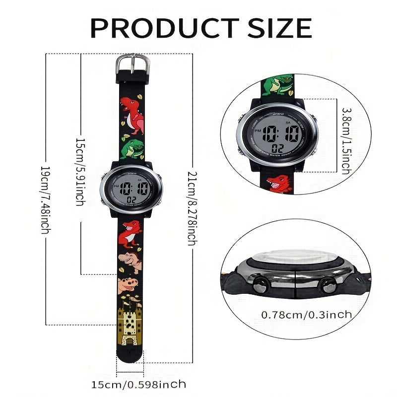 Kids Unicorn Girls Watch Toddler Digital Watch with 7 Lights