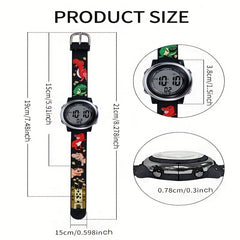 Kids Unicorn Girls Watch Toddler Digital Watch with 7 Lights