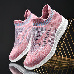 Women's Knit Breathable Socks Slip-On Sneakers
