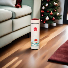 Chinese Style Digital Temp Display Water Cup 304 Stainless Insulated Bottle