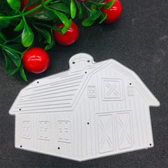House Building Metal Cutting Dies Stencil DIY Scrapbooking