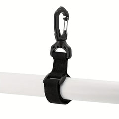 SAMSFX 6pcs Fishing Rod Holding Belts Boat Fishing Straps Clips