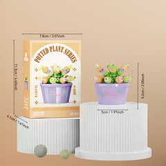 12pcs Flower Building Set Small Particle Blocks