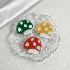 Cartoon Mushroom Phone Holder Foldable Desktop Portable Handle