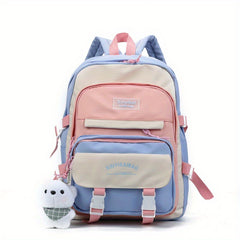Kids Sweet Backpack Boys Girls Travel Bag School Backpack With Doll Charm