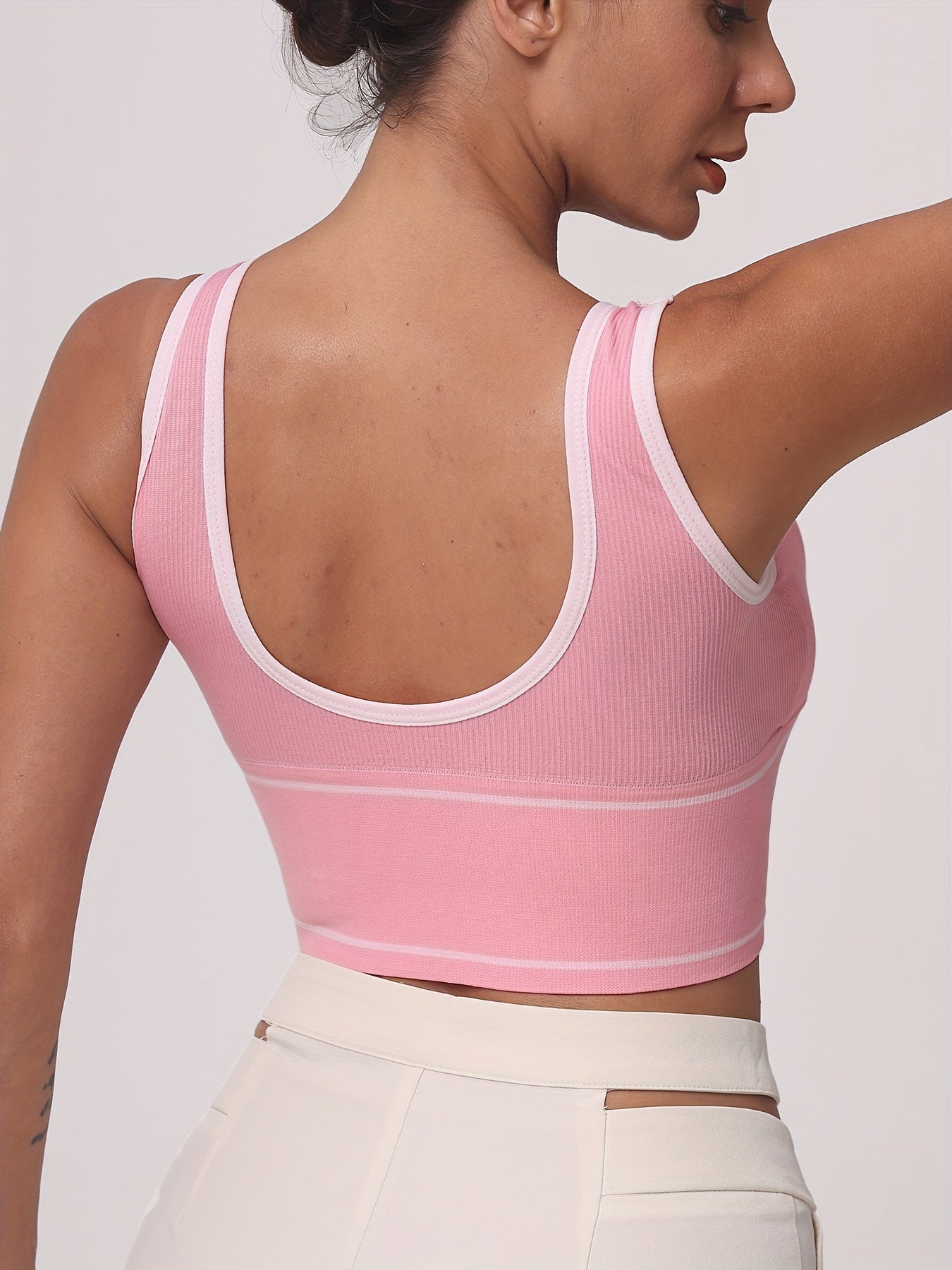 Wirefree Yoga Bra Full Coverage Sports Bra