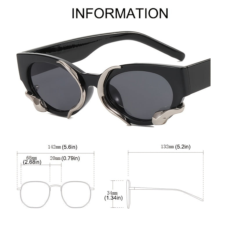 Boho Snake Cat Eyes Sunglasses UV400 Protection