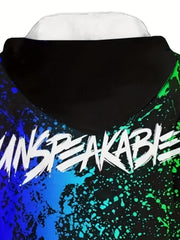 UNSPEAKABLE Kid's Hoodie Paint Splash Pattern Long Sleeve Top