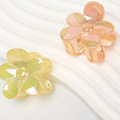 2 Flowers Shaped Claw Clip Hair Accessories for Girls Kids