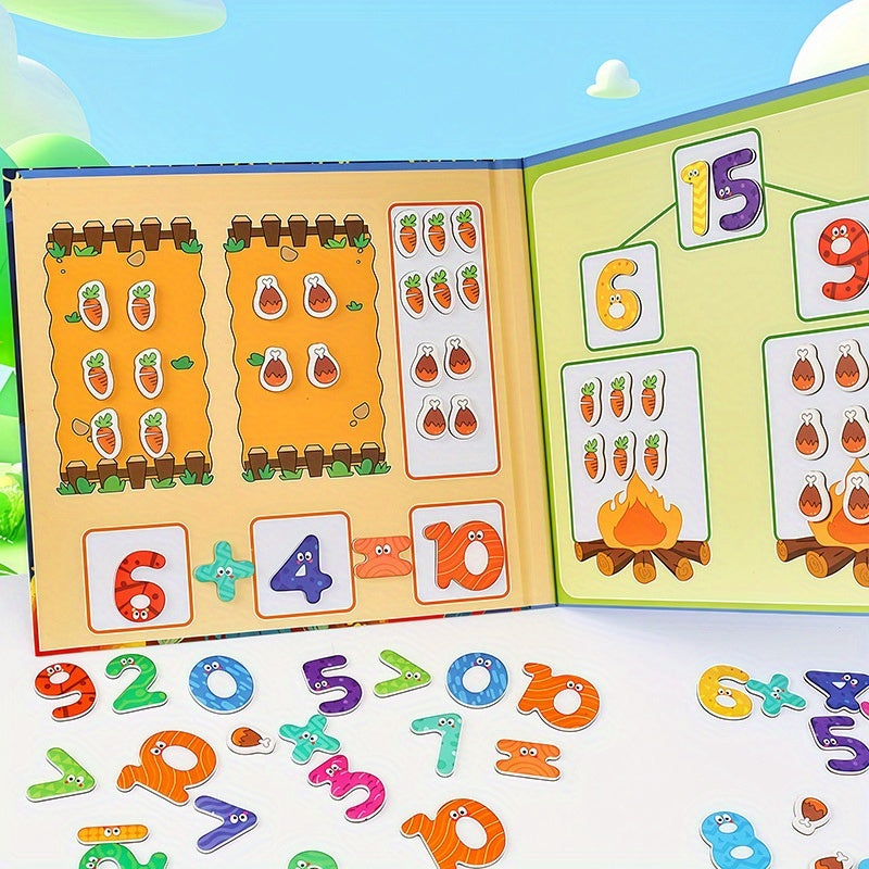 Magnetic Math Book Addition & Subtraction Learning Toy