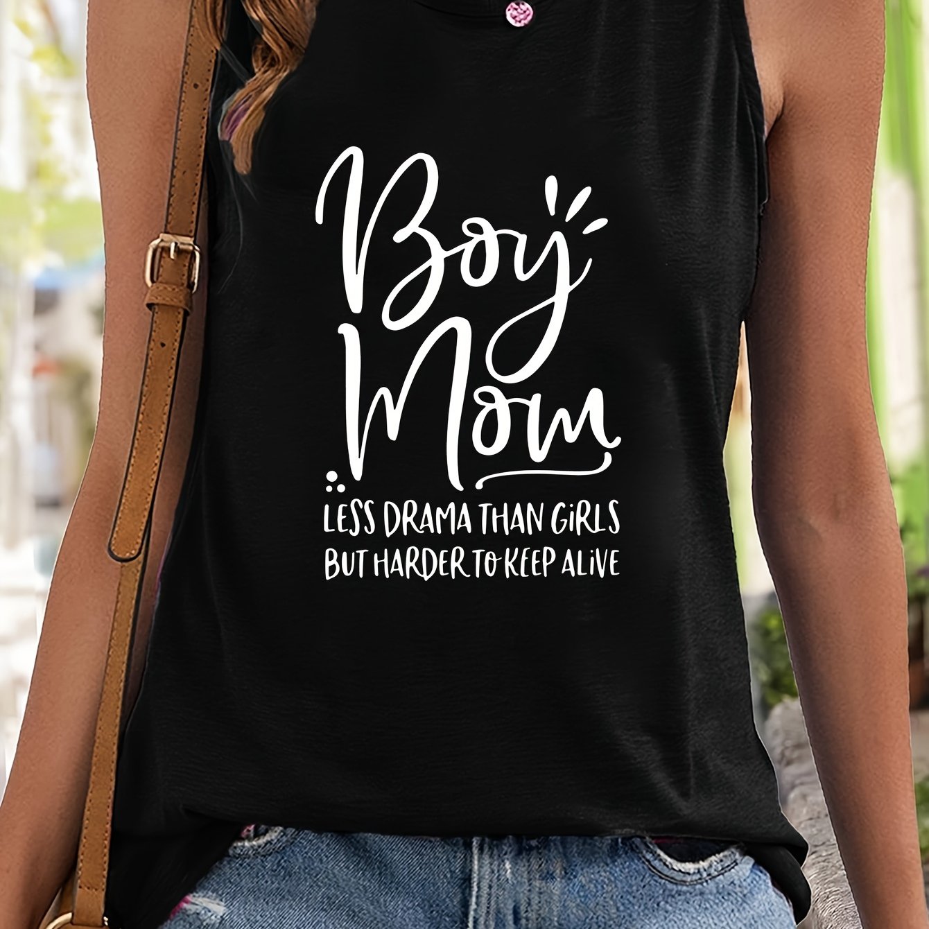 Sleeveless Sports Vest Round Neck Casual Top Women's Activewear
