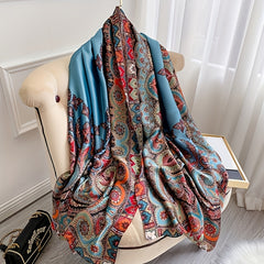 Boho Paisley Scarf Shawl Wrap Head Wrap Casual Daily Gift for Mother's