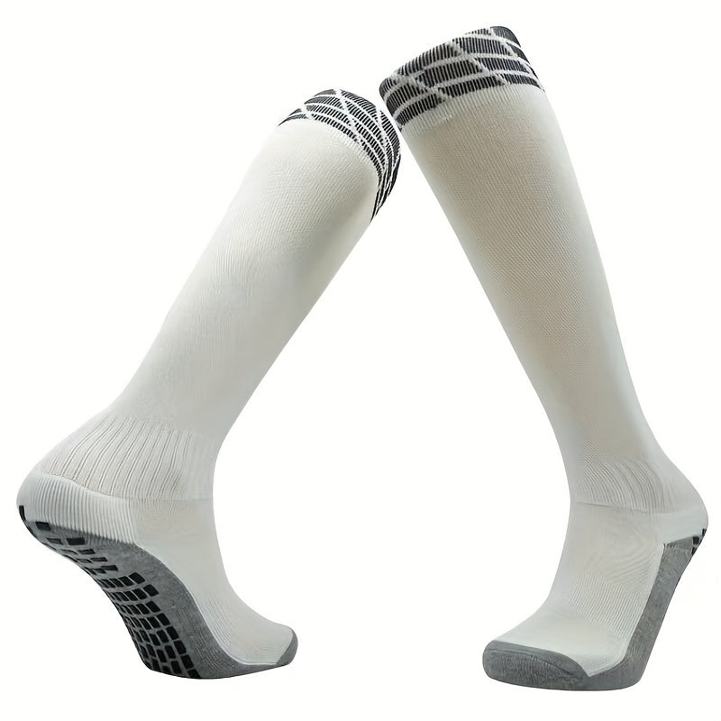 Breathable Silicone Non slip Football Mid calf Socks