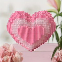 5000pcs Pink Building Block Puzzle Gift for Christmas