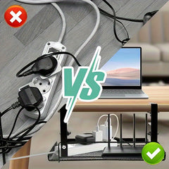 Adjustable Office Iron Art Desk Storage Rack