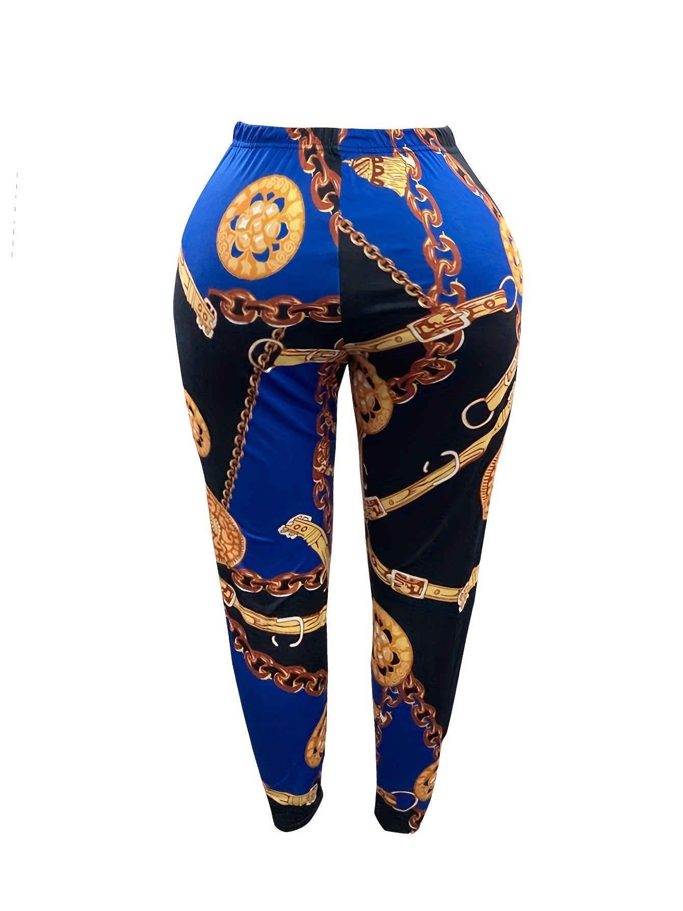 Women's Plus Lip & Letter High Rise Skinny Leggings