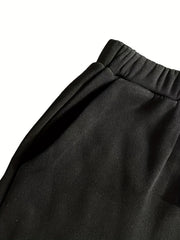 Drawstring Hoodie & Pants Outfit Set
