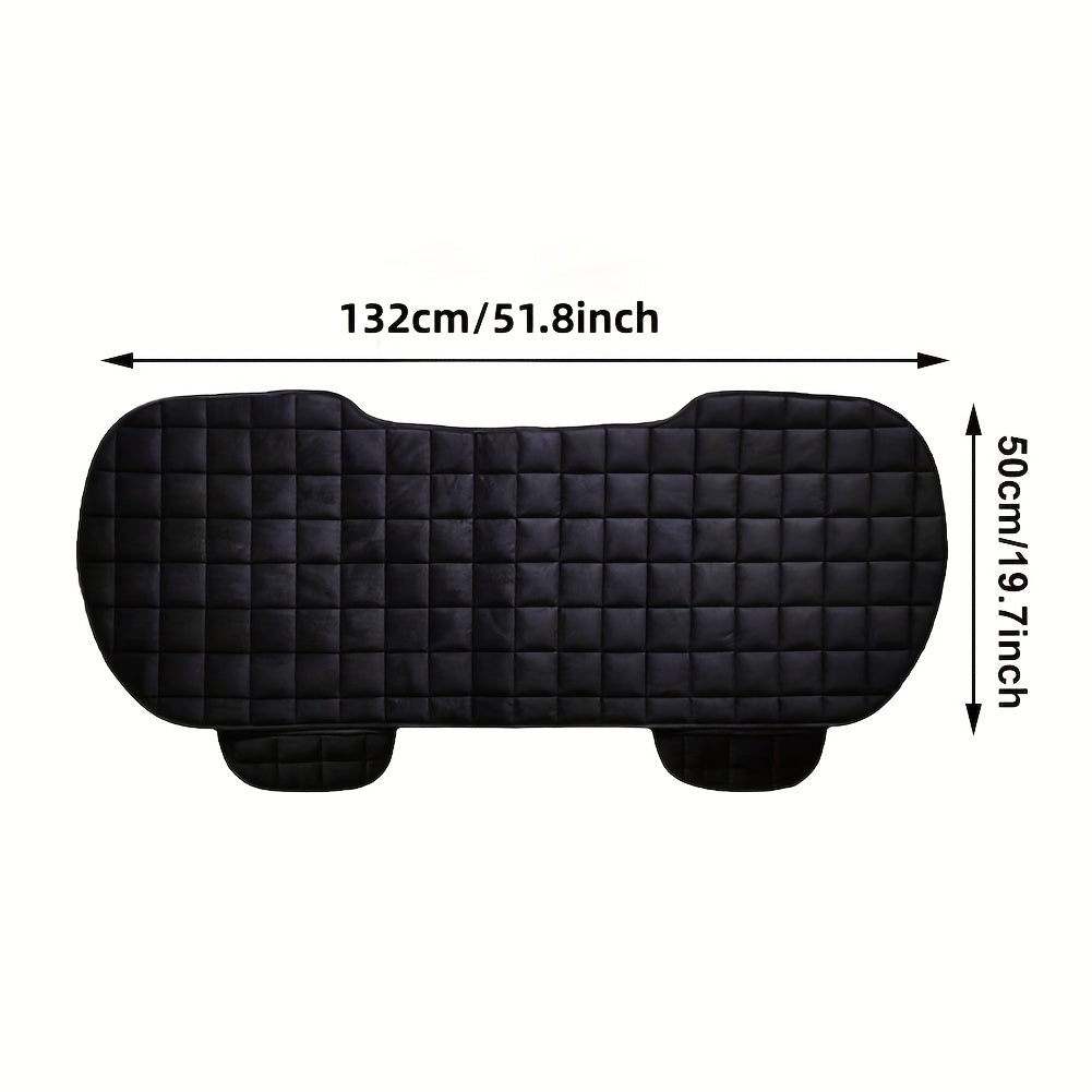 Flocking Cloth Car Seat Cover Non Slide Winter Auto Protection