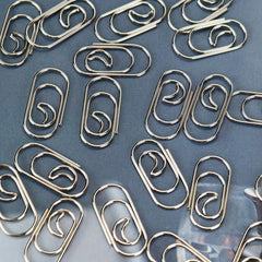 20pcs Moon Metal Paper Clips for Offices and Schools