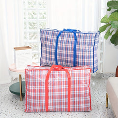 2pcs Waterproof Woven Bags Large Hand Held Packaging And Moving Bags