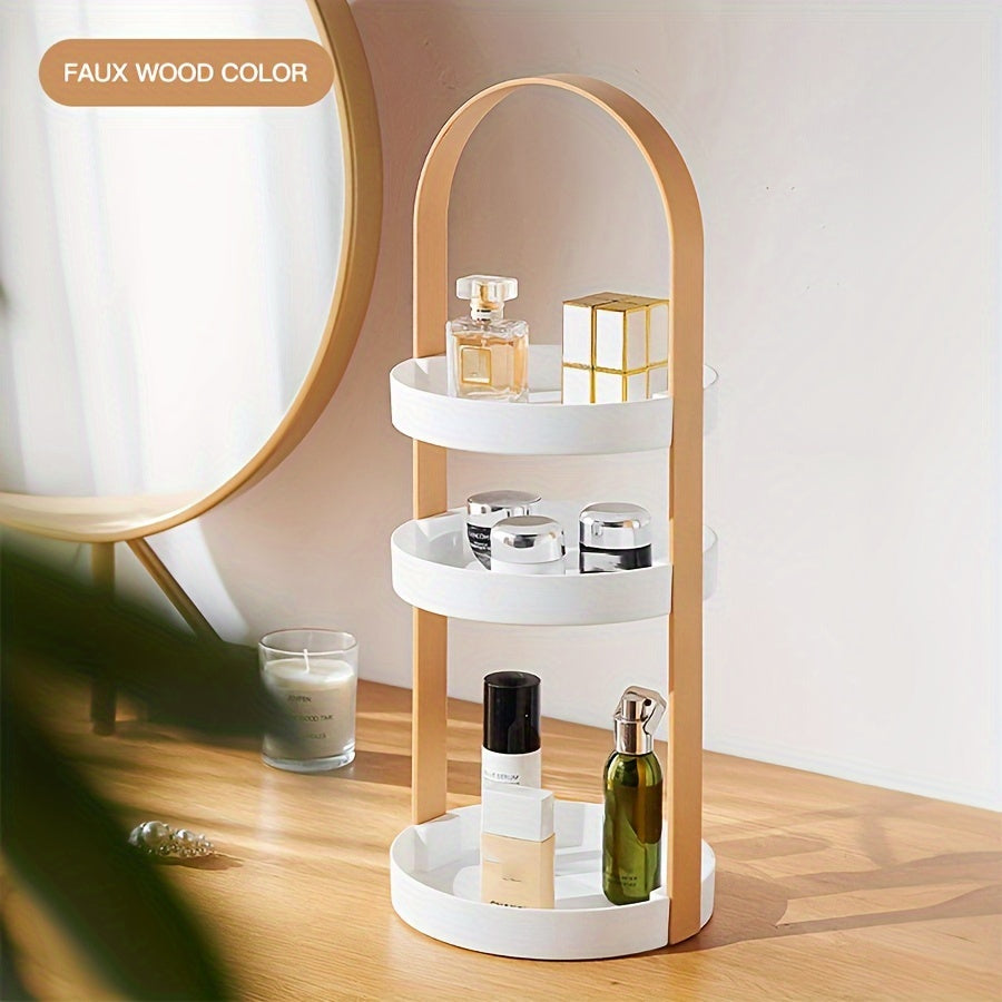 3 Layer Cosmetics Organizer Stand Coffee Table Snack Fruit Cupcake Rack