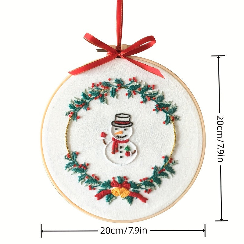 DIY Embroidery Set Christmas Pattern Gift Embroidery