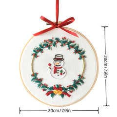 DIY Embroidery Set Christmas Pattern Gift Embroidery
