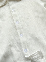 Toddler Girls Casual Blouse Button Round Collar Shirt