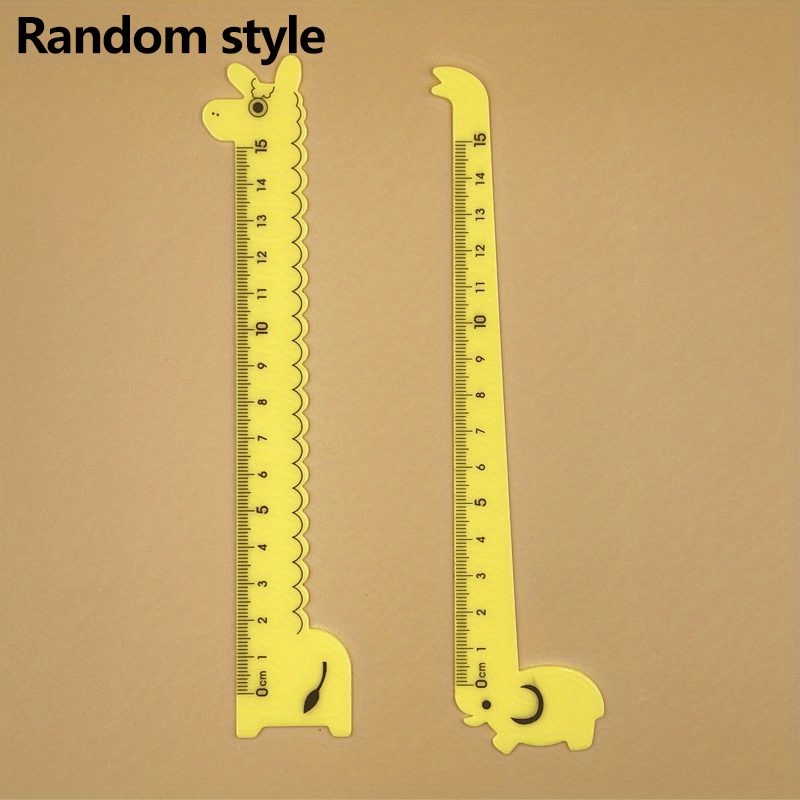 Cute Giraffe Straightedge Ruler for Students