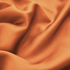 Orange Shading Curtain Modern Style Autumn Single Layer Curtain