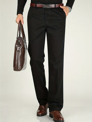 Men's Formal Solid Dress Pants Spring Fall Business