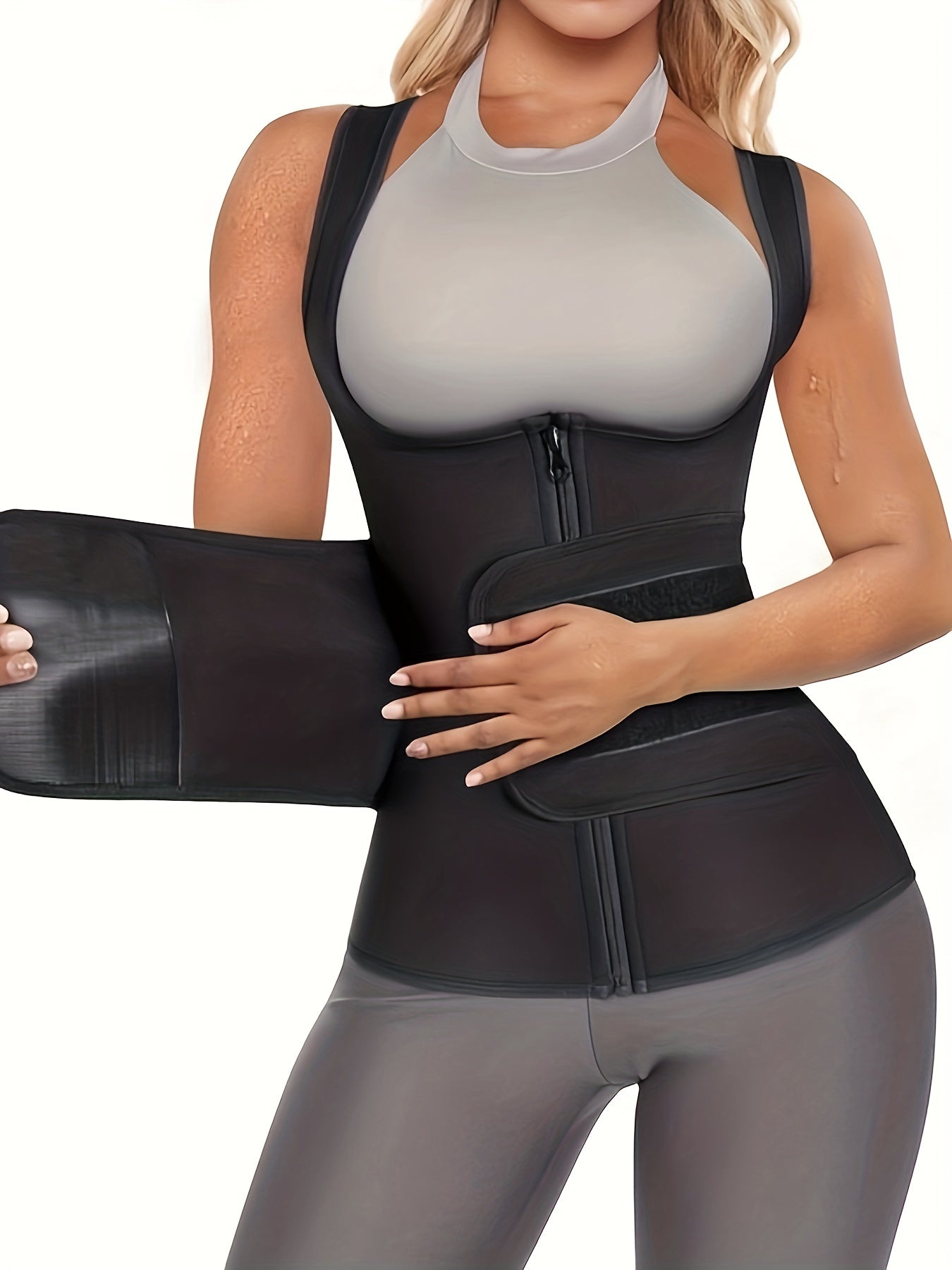 Shaping Tank Top Waist Trainer Tummy Control Open Bust Top