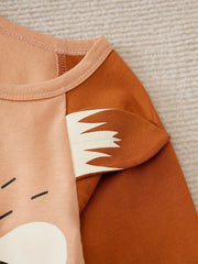 Fox Dress Up Costume Baby Raglan Sleeve Bodysuit