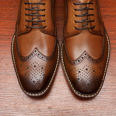 Boys Low Top Lace Up Oxford Shoes Soft Bottom Non Slip Dress Shoes
