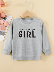 Girls' ''Mama's Girl'' Graphic Sweatshirt