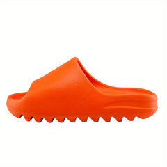 Men's Platform Slides Open Toe Slippers Beach Shoes