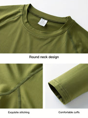 Skeleton Compression Long Sleeve Athletic Baselayer Undershirt