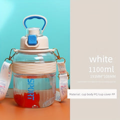 Large Capacity Leakproof Belly Cup with Handle & Strap